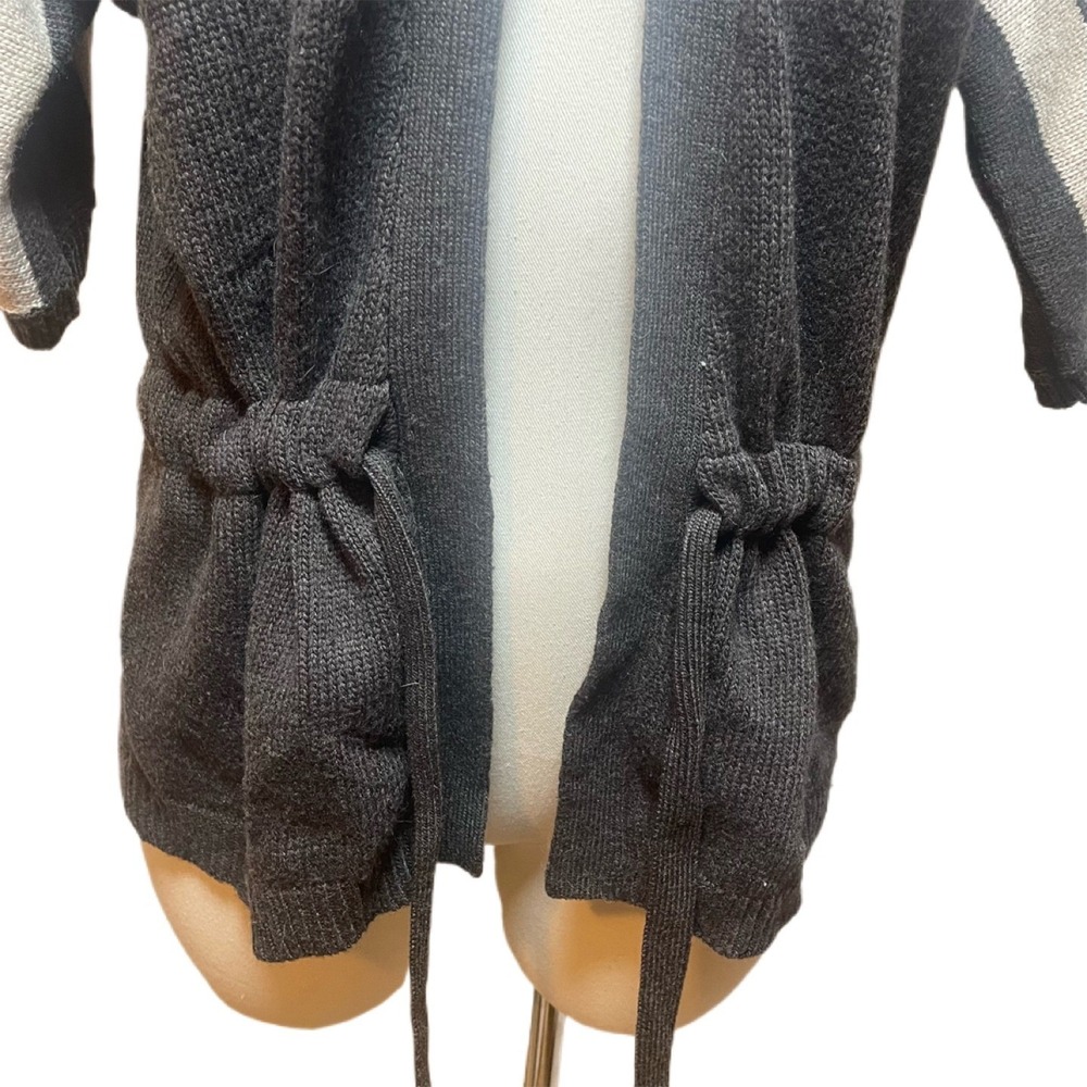 Knot Sisters Tie Waist Cardigan Coastal Grandmother Quiet Luxury Resort Size M - Picture 5 of 7